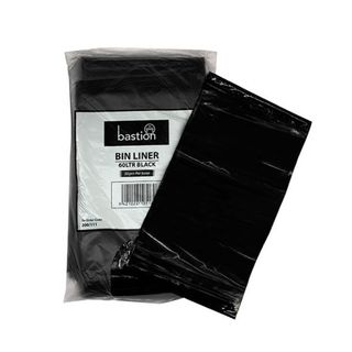 Bastion Large Waste Bin Liner 60ltr Black - UniPak