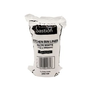 Bastion Kitchen Tidies 36ltr White Large - UniPak