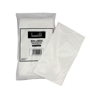 Bastion Large Waste Bin Liner 60ltr White - UniPak