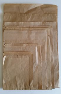Flat Brown Paper Bags - 140x180 - No.1- Fortune