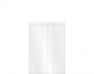Greaseproof Paper Bags #1 Flat, White - Castaway