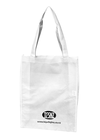 A4 Tote with Gusset White - Ecobags