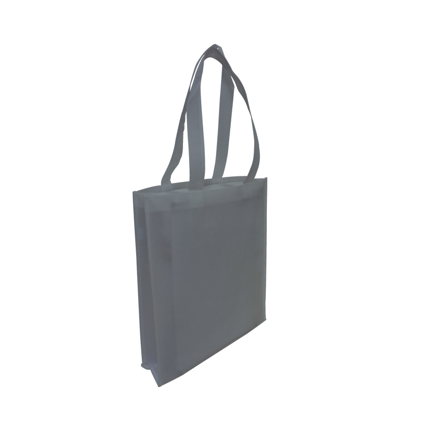 Tote with Gusset - GREY - Ecobags
