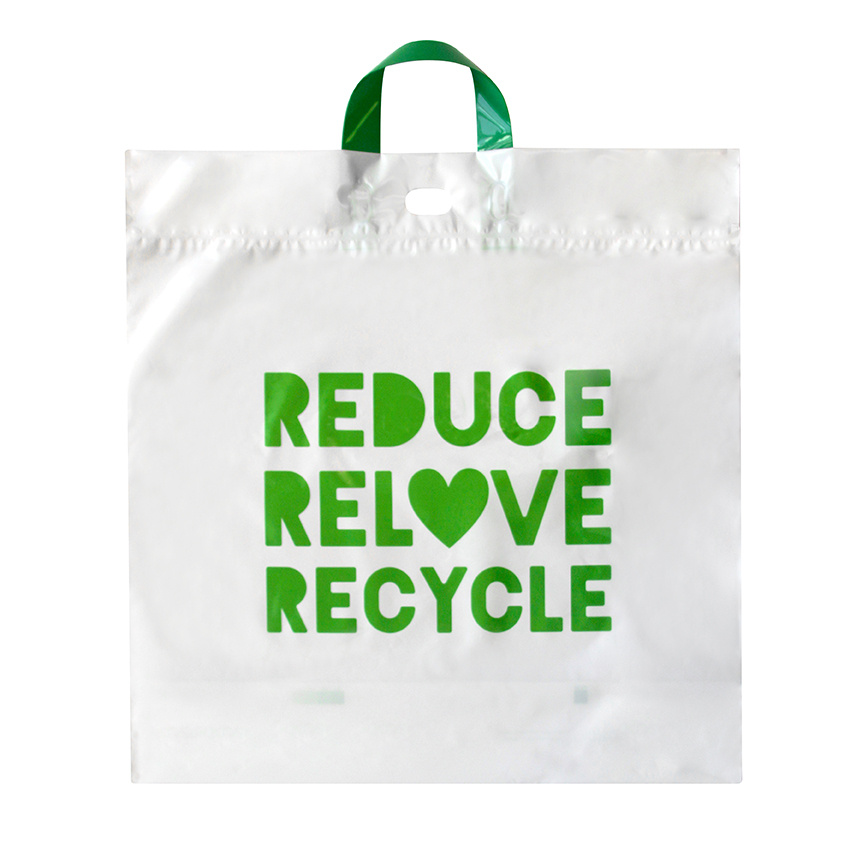 Retail/Checkout Bag Recyclable Large - Ecobags - Pack 100