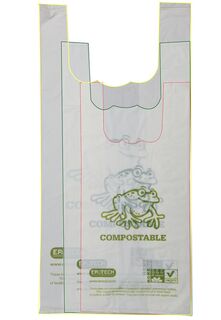 Bin liners with handles Medium Compostable - EP Tech