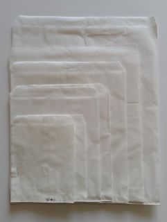 Flat White Confectionery Paper Bag - 185x225 - No.4 - Fortune